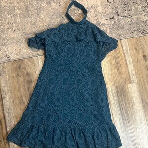 Francesca's Collections Strapless Blue Dress 🎄